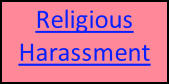 Religious Harassment